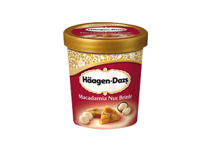 MACADAMIA NUT BRITTLE Hagen-Dazs 100ML 